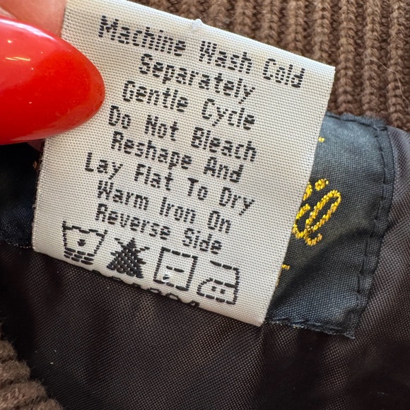 Bob Mackie Brown and Gold Leather Embroidered Jacket - Picture 9 of 9